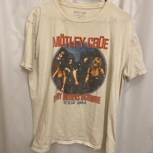 Motley Crue Vintage Every Mother's Nightmare Tour 1984 shirt Men's XL